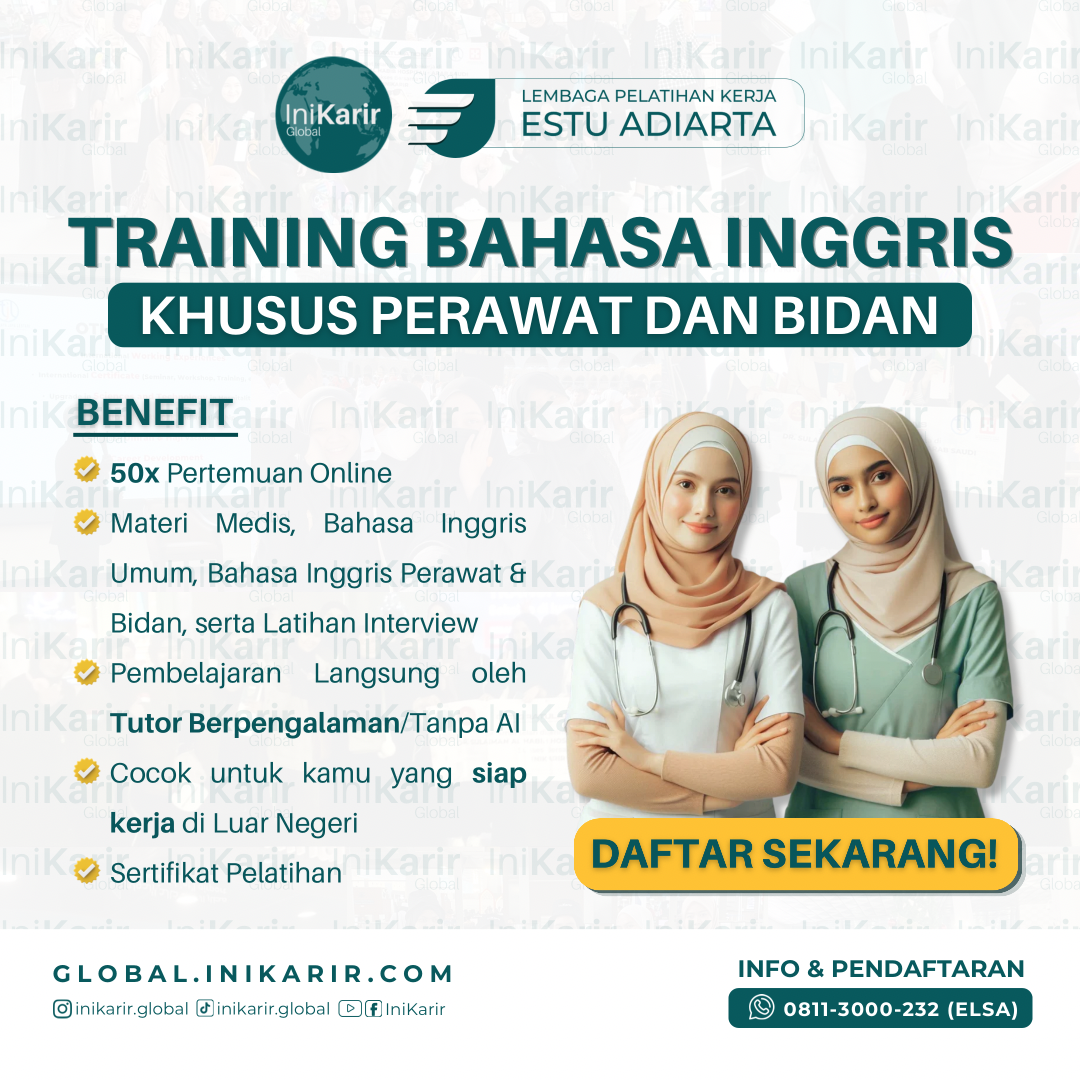 Bahasa Inggris untuk Perawat (Pre Interview)